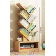 A simple multi-shelf floor-to-ceiling bookcase, reative narrow bookcase, multi-layer bedside reading rack bay window