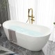 Acrylic bathtub, adult bathroom bathtub, popular freestanding integrated European style large bathtub