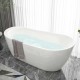 Acrylic bathtub, adult bathroom bathtub, popular freestanding integrated European style large bathtub