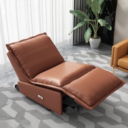 Electric chair, multifunctional leather chair for modern minimalist living room, convenient phone use with USB system