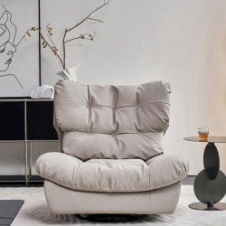 Artistic style minimalist rotating leisure cloud chair Italian modern designer living room leisure lazy sofa chair