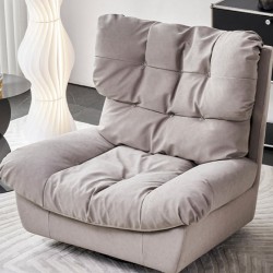 Artistic style minimalist rotating leisure cloud chair Italian modern designer living room leisure lazy sofa chair