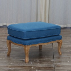 American retro solid wood chair armchair with removable and washable cushion