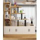 Multi-functional solid wood partition cabinet with large capacity separation cabinet hallway living room
