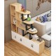 Multi-functional solid wood partition cabinet with large capacity separation cabinet hallway living room