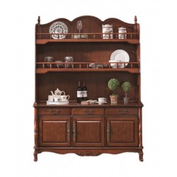American solid wood painted cabinet, suitable for living room, multifunctional wine cabinet