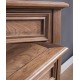 Pure solid wood cabinet, American retro small wine cabinet, double door wine rack cabinet