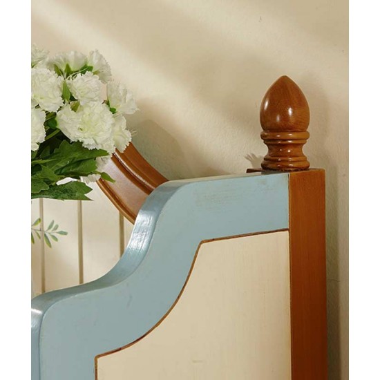 Mediterranean style wine cabinet, three doors, large capacity cabinet, wall integrated storage cabinet