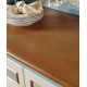 Mediterranean style wine cabinet, three doors, large capacity cabinet, wall integrated storage cabinet