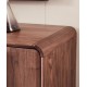 Solid wood cabinet, wine cabinet with glass door, multipurpose storage cabinet for living room