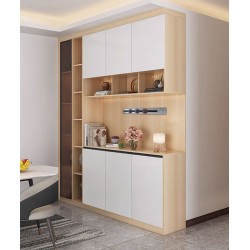 A tall storage cabinet made of special solid wood, a storage cabinet with unparalleled elegance and functionality