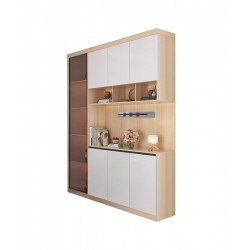 A tall storage cabinet made of special solid wood, a storage cabinet with unparalleled elegance and functionality