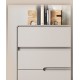 Luxurious Cream Style Solid Wood Wardrobe minimalist cabinet with five or six drawers
