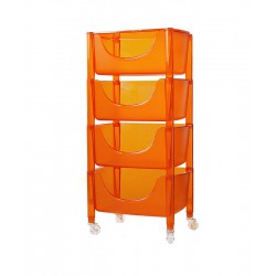 Nordic style convenience, multi-layer kitchen trolley for effortless snack organization