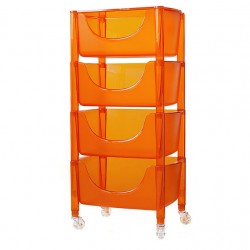 Nordic style convenience, multi-layer kitchen trolley for effortless snack organization