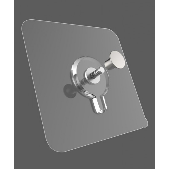 A holder for fixing a clock or mural on the wall, convenient use without damaging the wall