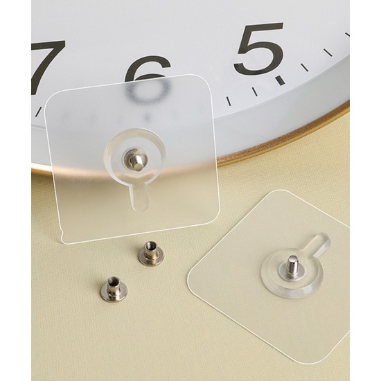 A holder for fixing a clock or mural on the wall, convenient use without damaging the wall