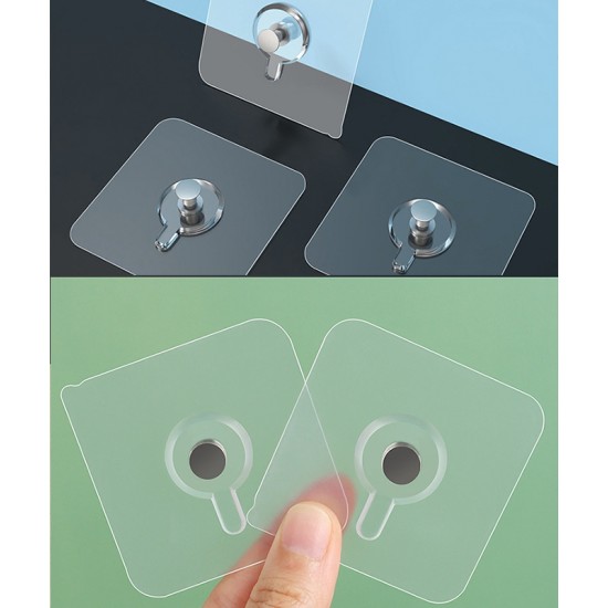 A holder for fixing a clock or mural on the wall, convenient use without damaging the wall