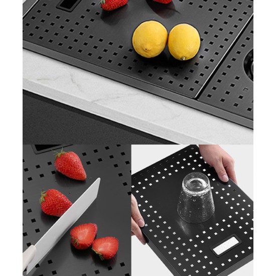 Concealed stainless steel sink Multifunctional household sink for washing dishes