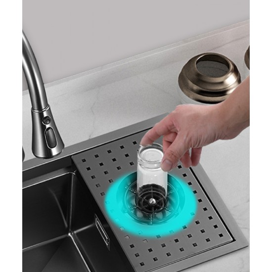 Concealed stainless steel sink Multifunctional household sink for washing dishes