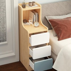 Narrow modern bedside table mini small wardrobe Bedside small bedside table