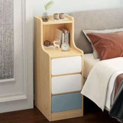 Narrow modern bedside table mini small wardrobe Bedside small bedside table