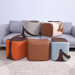 Nordic small stool, creative shoe changing stool, comfortable, simple looking stool