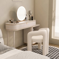 Lightweight and portable makeup chair for your bedroom, versatility and comfort