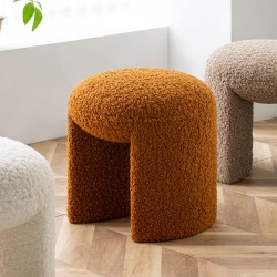 Functionality and style with the chic and practical round makeup stool