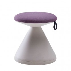 Enhance your makeup area with style and versatility using the sleek and convenient multifunctional round swivel makeup stool