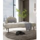 American simple modern chaise longue birch material sofa small apartment fabric chaise longue