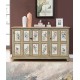American pastoral style cabinet, pure handmade multilayer shoe cabinet, retro cabinet