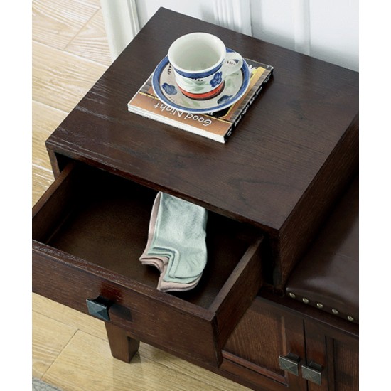 American retro solid wood shoe cabinet stylish and durable shoe cabinet in different shapes