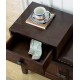 American retro solid wood shoe cabinet stylish and durable shoe cabinet in different shapes