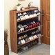 Convenient wooden ultra-thin shoe cabinet practical multi-tier shoe storage cabinet
