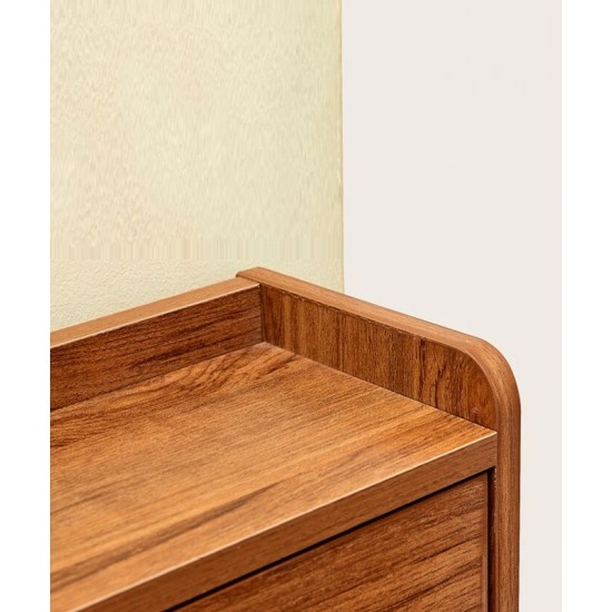 Convenient wooden ultra-thin shoe cabinet practical multi-tier shoe storage cabinet
