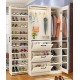 Modern multifunctional shoe cabinet with hanger practical shoe cabinet
