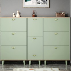 Simple modern multi-functional ultra-thin shoe cabinet compact shoe cabinet