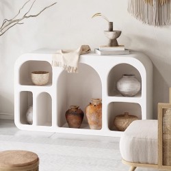 Living room closet rack, simple arched rack, luxury minimalist porch rack