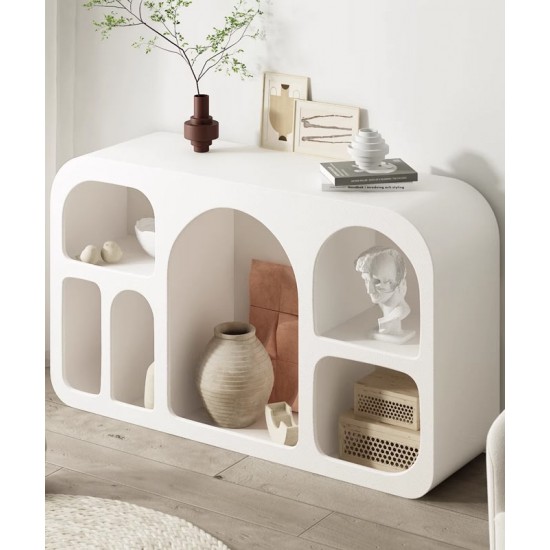 Living room closet rack, simple arched rack, luxury minimalist porch rack