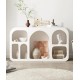 Living room closet rack, simple arched rack, luxury minimalist porch rack
