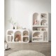 Living room closet rack, simple arched rack, luxury minimalist porch rack