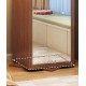 Dressing mirror, solid wood full body mirror, rotatable home floor mirror, mirror with hanging storage cabinet for bedroom