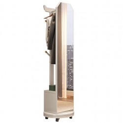 Solid wood mirror, hanging floor mirror, bedroom mirror, rotating multifunctional floor mirror