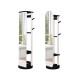 Full body mirror, floor mirror, rotating mirror for living room bedroom with multi-function hanger