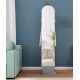 Full body mirror, floor mirror, rotating mirror for living room bedroom with multi-function hanger