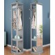 Full body mirror, floor mirror, rotating mirror for living room bedroom with multi-function hanger