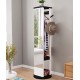 Full body mirror, floor mirror, rotating mirror for living room bedroom with multi-function hanger