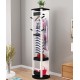 Full body mirror, floor mirror, rotating mirror for living room bedroom with multi-function hanger