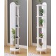 Full body mirror, floor mirror, rotating mirror for living room bedroom with multi-function hanger